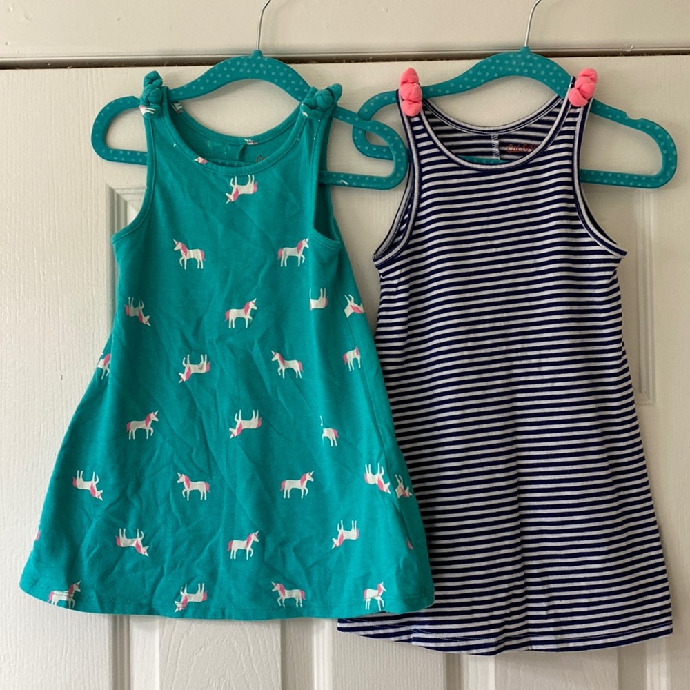 Cat & Jack Tank Dresses - lot of 2